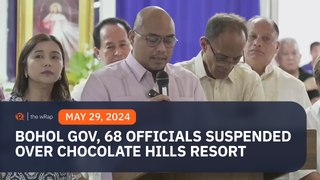 Ombudsman suspends Bohol governor, 68 officials over Chocolate Hills mess