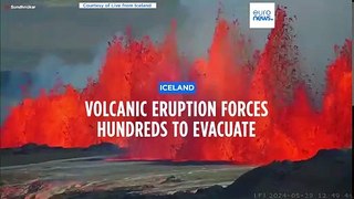 Volcanic eruption in Iceland forces thousands to evacuate