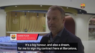 Flick targets Barca trophies after landing 'dream' job