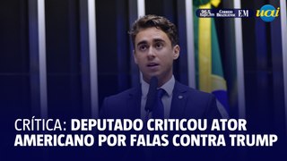 Nikolas Ferreira critica ator por falas contra ex presidente