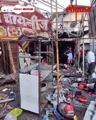 डोंबिवलीत चायनीजच्या -टपरीत  स्फोट, -९ लोक जखमी