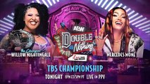 AEW Double or Nothing Pre-Show | Mercedes Mone Vs Willow