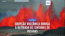 Vulcão entra em erupção na Islândia pela quinta vez. Veja as imagens em direto