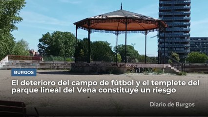 La vergüenza y el peligro golean en el campo de fútbol del parque lineal del Vena