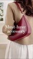 Luxury Red Leather Crossbody Bag | Bags For Women | Bags For Girls | Leather Bags | Red Leather Bags