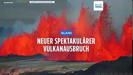 Neuer Vulkanausbruch bei Grindavik auf Island: Blaue Lagune wieder evakuiert
