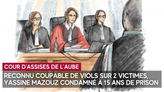 Reconnu coupable de viols sur 2 victimes, Yassine Mazouz condamné à 15 ans de réclusion criminelle