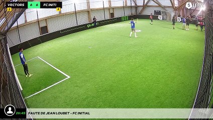 Faute de Jean LOUBET - FC INITIAL