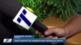 Babá suspeita de agredir duas crianças é solta