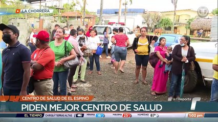 Pacientes denuncian mal estado del Centro de Salud de El Espino