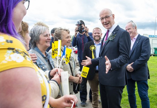 SNP Leader John Swinney would welcome former leader Nicola Sturgeon on the SNP General Election 2024 Campaign Trail
