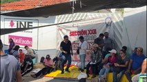 Continúa plantón y paro indefinido de la sección 22 de la CNTE en Oaxaca