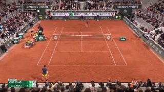 Lo más destacado de la segunda ronda de Alcaraz vs De Jong | Roland Garros 2024