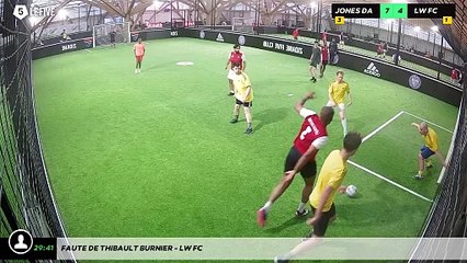 Faute de Thibault BURNIER - LW FC