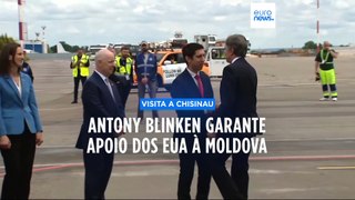 Secretário de Estado dos EUA garante à Moldova apoio de Washington