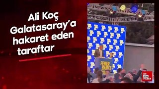 Ali Koç, Galatasaray'a hakaret eden taraftarları uyardı