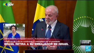 Informe desde Río de Janeiro: Brasil retira a su embajador en Israel entre tensiones diplomáticas