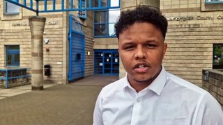 Man cleared of machete attack speaks of 'hell'