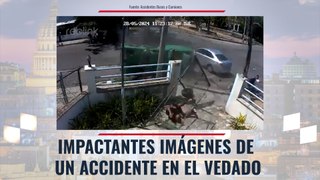 Impactantes imágenes de un accidente en el Vedado