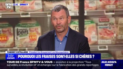 Thierry Cotillard (président du groupement Les Mousquetaires): "On a des progressions importantes en volume sur les marques distributeurs au détriment des marques nationales"