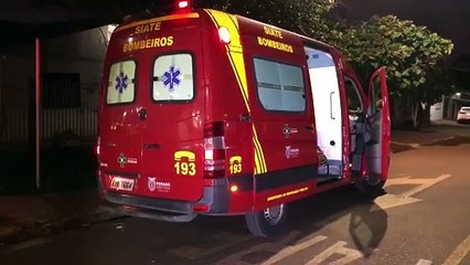 Piloto de moto fica ferido após se envolver em colisão no Bairro Cataratas