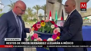 Restos de Orión Hernández llegarán a México este 30 de mayo
