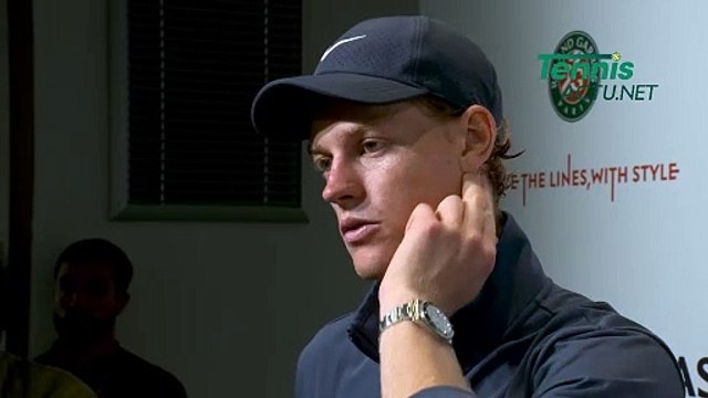 Tennis - Roland-Garros 2024 - Jannik Sinner : Against Richard Gasquet... The crowd has been fair