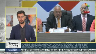 CNE venezolano manifiesta su rechazo hacia el comunicado de la Unión Europea