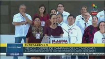 Miles de mexicanos acompañaron el cierre de campaña de Claudia Sheinbaum