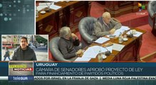 La Cámara de senadores uruguaya aprueba una nueva ley