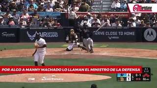 ¡Por algo a Manny Machado lo llaman el Ministro de la Defensa!