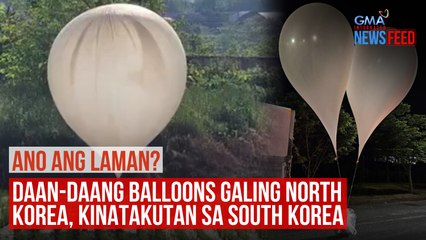 Télécharger la video: Daan-daang balloons galing North Korea, kinatakutan sa South Korea | GMA Integrated Newsfeed