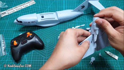 Nâng cấp máy bay Xốp Boeing lên máy bay điều khiển Mini