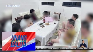 PAGCOR – Mga inaresto dahil sa umano'y human trafficking at online scamming sa Parañaque, posibleng mula sa POGO sa Bamban, Tarlac | Unang Balita