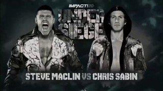 Steve Maclin vs. Chris Sabin - TNA Impact Wrestling Under Siege 2022