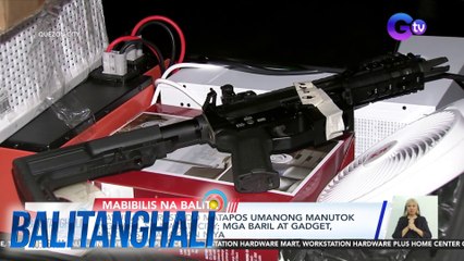 Dayuhan, arestado matapos umanong manutok ng baril sa Makati City; Mga baril at gadget, nakita sa sasakyan niya | Balitanghali
