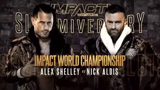 Alex Shelley vs. Nick Aldis - TNA Impact Wrestling World Title: SLAMMIVERSARY 2023