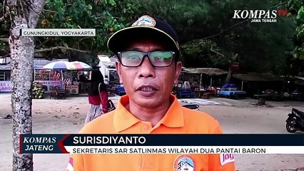 2 Bocah Terseret Ombak di Pantai Ngobaran