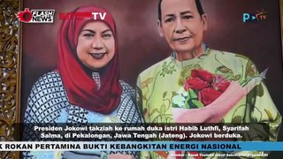 Jokowi Takziah Ke Rumah Duka Almarhumah Syarifah Salma