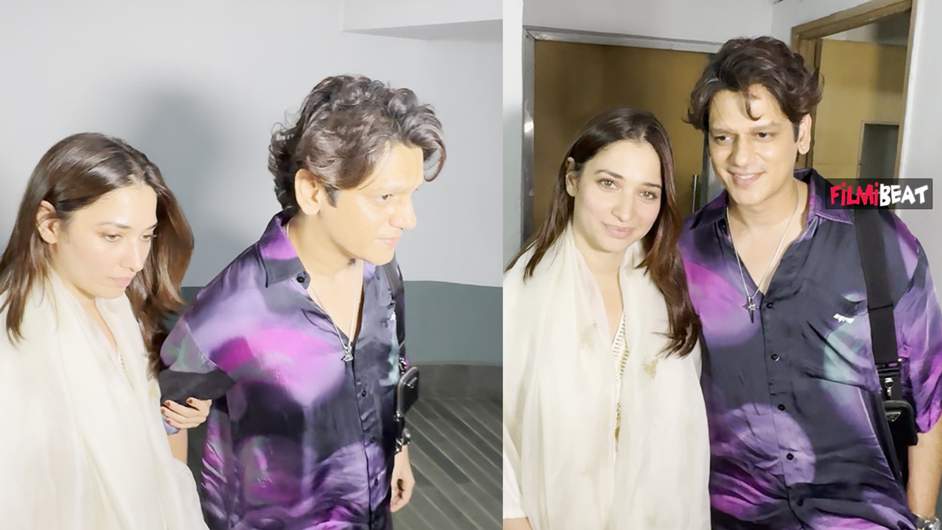 Tamannaah Bhatia and Vijay Varma Looks Adorable Together at Aranmanai Movie Screening, Viral Video