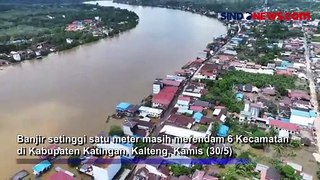 Banjir di Katingan Kalimantan Tengah Belum Surut, 18 Ribu Jiwa Terdampak