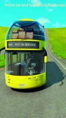 Car buses and truck vs bollard crashes