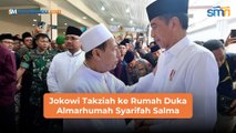 Jokowi Takziah ke Rumah Duka Almarhumah Syarifah Salma