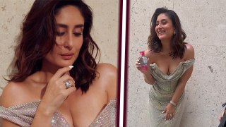 Kareena Kapoor Khan Shimmery Off Shoulder Gown Bvlgari Event Look Viral,Public Reaction...