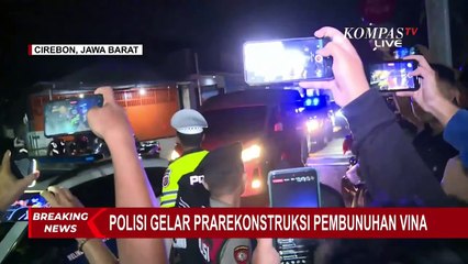 Suasana Prarekonstruksi Kasus Pembunuhan Vina Cirebon, Polisi Cek Enam Lokasi