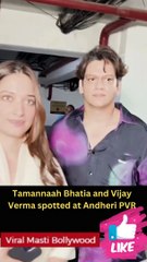 Tamannaah Bhatia and Vijay Verma spotted at Andheri PVR