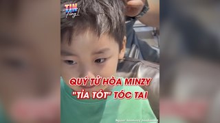 Quý tử thay đổi diện mạo như hot boy nhí, Hoà Minzy khổ vì ai cũng xin làm dâu