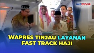 Wapres Tinjau Layanan Fast Track Haji di Bandara Adi Soemarmo Solo, Ikut Doakan Jemaah