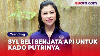 Dibongkar Eks Ajudan, SYL Beli Senjata Api untuk Kado Ulang Tahun Putrinya Pakai Uang Dirjen Tanaman Pangan Kementan