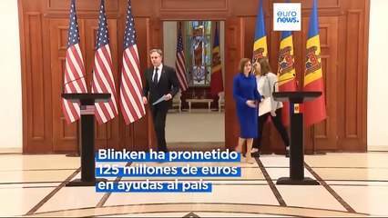 Blinken reafirma el apoyo estadounidense a Moldavia ante la creciente amenaza de Rusia